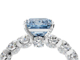 White gold Round Diamond Side Stone Engagement Ring with Six-Prong Setting_16