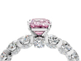 White gold Round Diamond Side Stone Engagement Ring with Six-Prong Setting_37