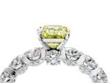 White gold Round Diamond Side Stone Engagement Ring with Six-Prong Setting_37