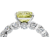 White gold Round Diamond Side Stone Engagement Ring with Six-Prong Setting_40