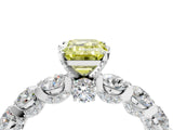White gold Round Diamond Side Stone Engagement Ring with Six-Prong Setting_52