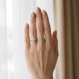 White gold Round Diamond Solitaire Ring with Prong Setting and Twisted Pavé Band_21