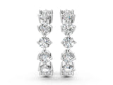 White gold Round Diamond Starlight Ear Cuff