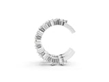 White gold Round Diamond Starlight Ear Cuff_1