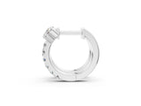 White gold Round Diamond Taylor Huggie Hoop Earrings_1