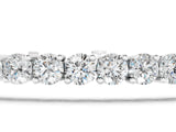 White gold Round Diamond Tennis Bracelet with Prong Setting and Box Clasp_7