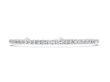 White gold Round Diamond Tennis Bracelet with Prong Setting in White Gold