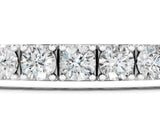 White gold Round Diamond Tennis Bracelet with Prong Setting_10