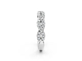 White gold Round Diamond Twisted Eternity Band with Pavé and Shared Prong Setting_54