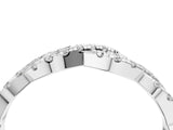 White gold Round Diamond Twisted Eternity Band with Pavé and Shared Prong Setting_56