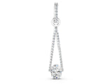 White gold Round Diamond V-Prong Pavé Pendant_14