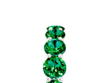 White gold Round Emerald Shared Prong Eternity Band_11