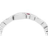 White gold Round Garnet Leaf Eternity Band with Bezel Setting_82