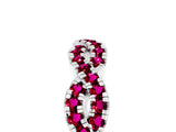 White gold Round Garnet Twisted Eternity Band with Pavé and Shared Prong Setting_23
