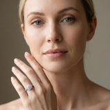 White gold Round Halo Pavé Diamond Engagement Ring_26