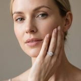 White gold Round Halo Twist Split Shank Diamond Ring_28