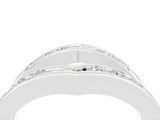 White gold Round Moissanite Channel-Set Chevron Band_14