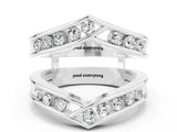 White gold Round Moissanite Channel-Set Chevron Band_6