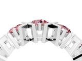 White gold Round Morganite Channel Set Band with X-Prong Detail_10