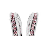 White gold Round Morganite Milgrain Eternity Band with Channel Setting_23
