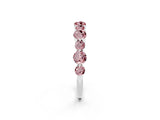 White gold Round Morganite Scalloped Prong Set Eternity Band_20