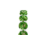 White gold Round Peridot Eternity Band with U-Prong Setting_35