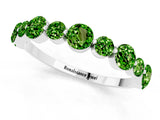 White gold Round Peridot Scalloped Prong Set Eternity Band_19