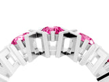 White gold Round Pink Sapphire Channel Set Band with X-Prong Detail_10