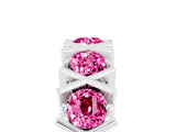 White gold Round Pink Sapphire Channel Set Band with X-Prong Detail_11