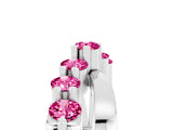 White gold Round Pink Sapphire Prong-Set Crossover Band_11