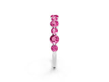 White gold Round Pink Sapphire Scalloped Prong Set Eternity Band_32