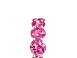 White gold Round Pink Sapphire Shared Prong Eternity Band_11