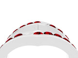 White gold Round Ruby Channel-Set Chevron Band_10