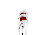 White gold Round Ruby Eternity Band with Twist Prong Setting_23