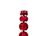 White gold Round Ruby Eternity Band with U-Prong Setting_35