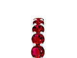 White gold Round Ruby Half-Eternity Prong-Set Band_11