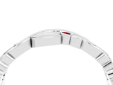 White gold Round Ruby Leaf Eternity Band with Bezel Setting_46