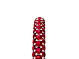 White gold Round Ruby Pavé Eternity Band with Shared Prong Setting_11
