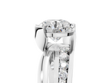 White gold Round Solitaire Channel-Set Split Shank Ring with Tension Prong Setting_41