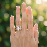 White gold Round Solitaire Diamond Crossover Band with Four-Prong Setting_28