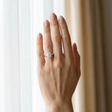 White gold Round Solitaire Diamond Ring with Four-Prong Setting and Classic Band_21