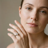 White gold Round Solitaire Engagement Ring with Six-Prong Setting and Comfort Fit Band_7