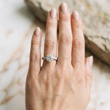White gold Round Solitaire Pavé Split Shank Six-Prong Diamond Ring_24
