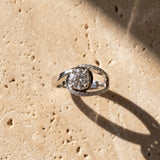 White gold Round Solitaire Split Shank Halo Prong Ring_30
