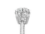 White gold Round Solitaire Split Shank Pave Diamond Engagement Ring with Four-Prong Setting_19