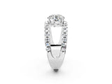 White gold Round Solitaire Split Shank Pave Diamond Ring_69