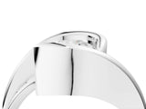 White gold Round Solitaire Tension-Set Diamond Split Shank Ring_15
