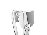 White gold Round Solitaire Tension-Set Diamond Split Shank Ring_16