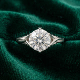 White gold Round Solitaire Twist Band Six-Prong Setting_15