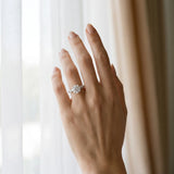 White gold Round Solitaire Twisted Band Prong Set Engagement Ring_13